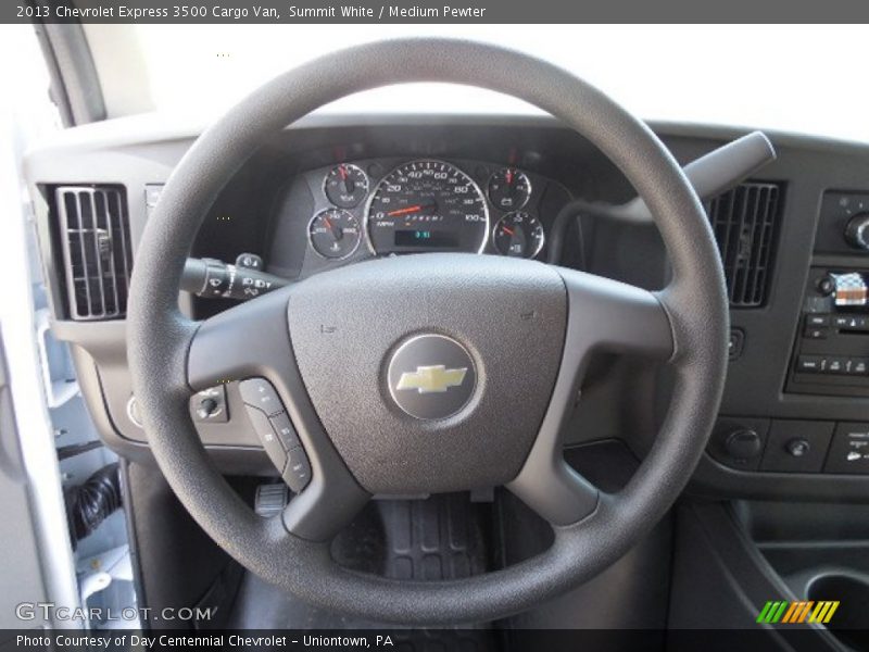 Summit White / Medium Pewter 2013 Chevrolet Express 3500 Cargo Van