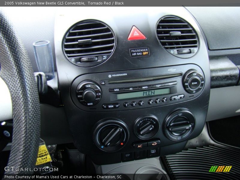 Tornado Red / Black 2005 Volkswagen New Beetle GLS Convertible