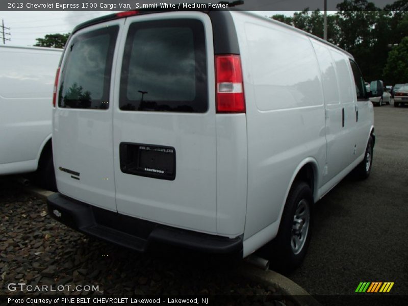 Summit White / Medium Pewter 2013 Chevrolet Express 1500 Cargo Van