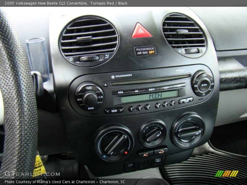Tornado Red / Black 2005 Volkswagen New Beetle GLS Convertible