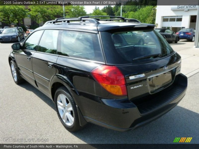 Obsidian Black Pearl / Off Black 2005 Subaru Outback 2.5XT Limited Wagon
