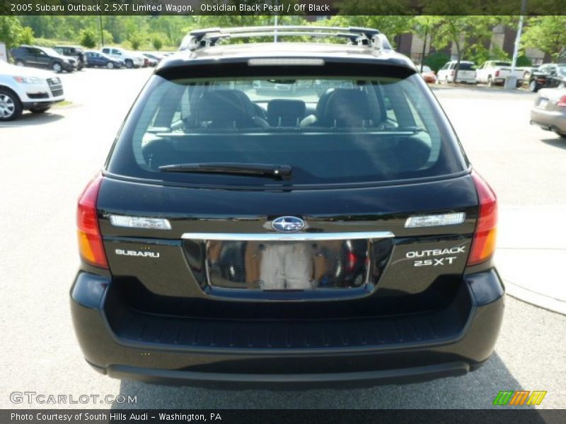 Obsidian Black Pearl / Off Black 2005 Subaru Outback 2.5XT Limited Wagon