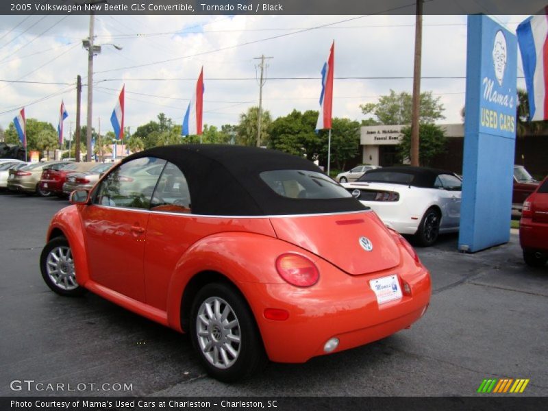 Tornado Red / Black 2005 Volkswagen New Beetle GLS Convertible