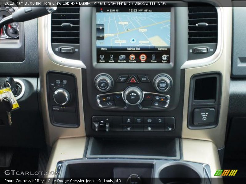 Mineral Gray Metallic / Black/Diesel Gray 2013 Ram 3500 Big Horn Crew Cab 4x4 Dually
