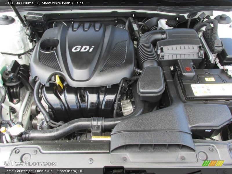 Snow White Pearl / Beige 2011 Kia Optima EX