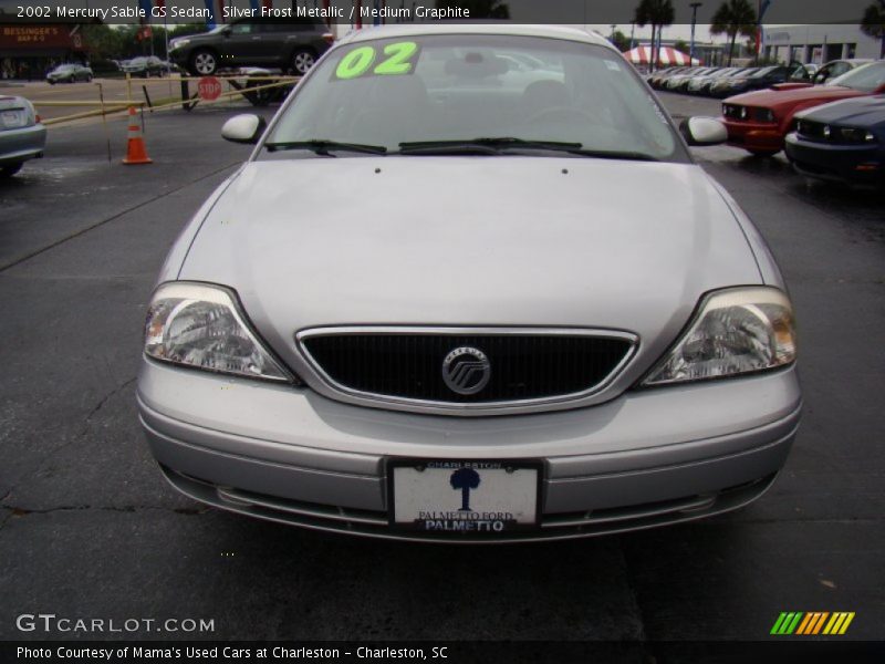 Silver Frost Metallic / Medium Graphite 2002 Mercury Sable GS Sedan