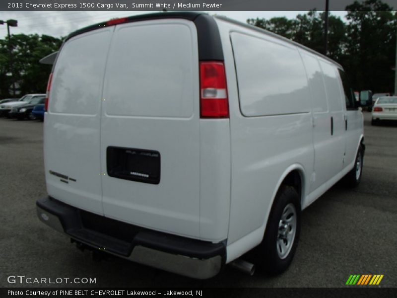 Summit White / Medium Pewter 2013 Chevrolet Express 1500 Cargo Van