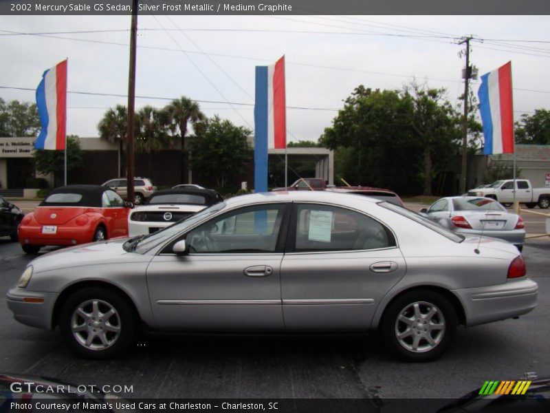 Silver Frost Metallic / Medium Graphite 2002 Mercury Sable GS Sedan