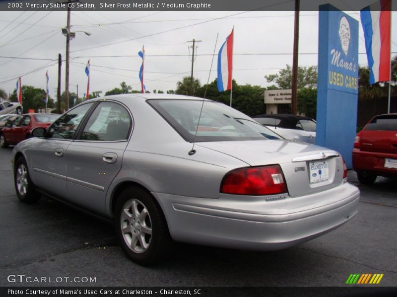 Silver Frost Metallic / Medium Graphite 2002 Mercury Sable GS Sedan