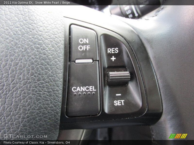 Snow White Pearl / Beige 2011 Kia Optima EX