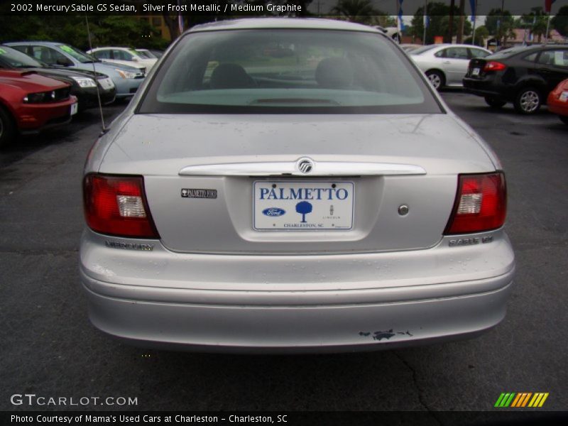 Silver Frost Metallic / Medium Graphite 2002 Mercury Sable GS Sedan