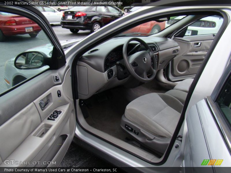 Silver Frost Metallic / Medium Graphite 2002 Mercury Sable GS Sedan
