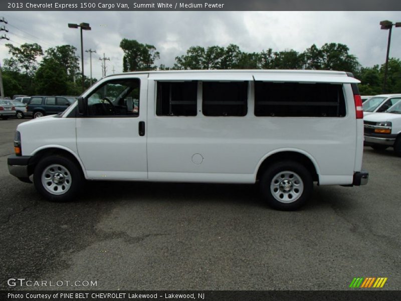 Summit White / Medium Pewter 2013 Chevrolet Express 1500 Cargo Van