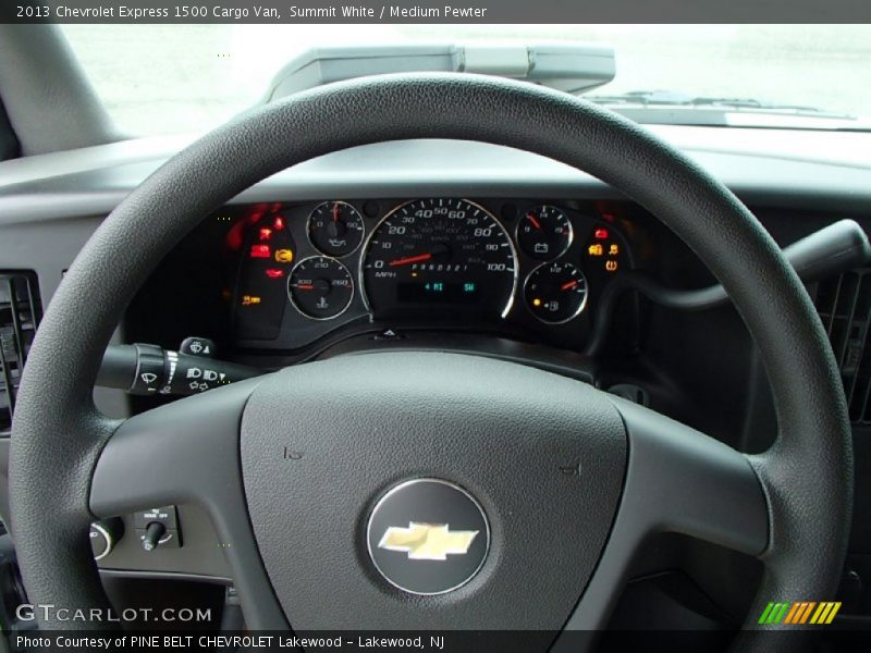 Summit White / Medium Pewter 2013 Chevrolet Express 1500 Cargo Van