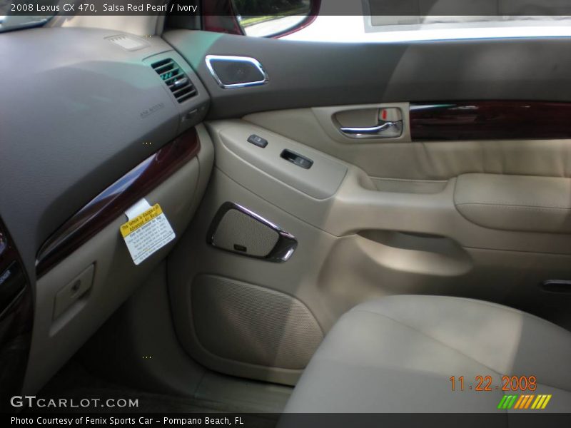 Salsa Red Pearl / Ivory 2008 Lexus GX 470