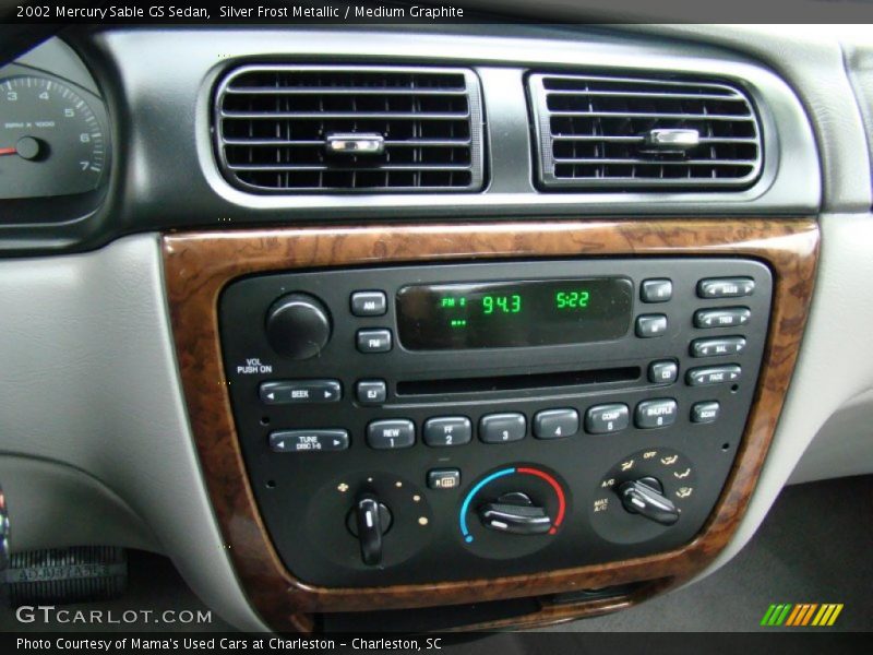 Silver Frost Metallic / Medium Graphite 2002 Mercury Sable GS Sedan
