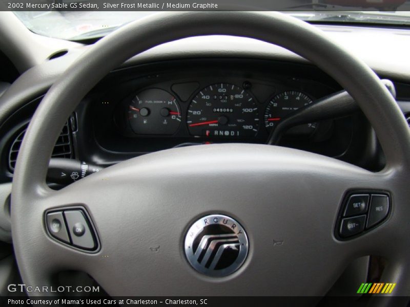 Silver Frost Metallic / Medium Graphite 2002 Mercury Sable GS Sedan