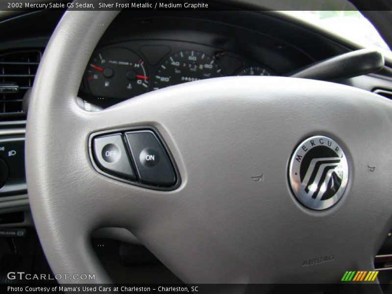 Silver Frost Metallic / Medium Graphite 2002 Mercury Sable GS Sedan