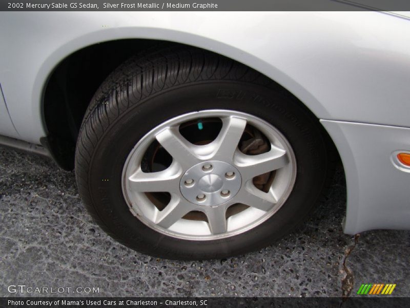 Silver Frost Metallic / Medium Graphite 2002 Mercury Sable GS Sedan