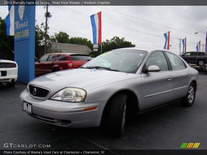 Silver Frost Metallic / Medium Graphite 2002 Mercury Sable GS Sedan