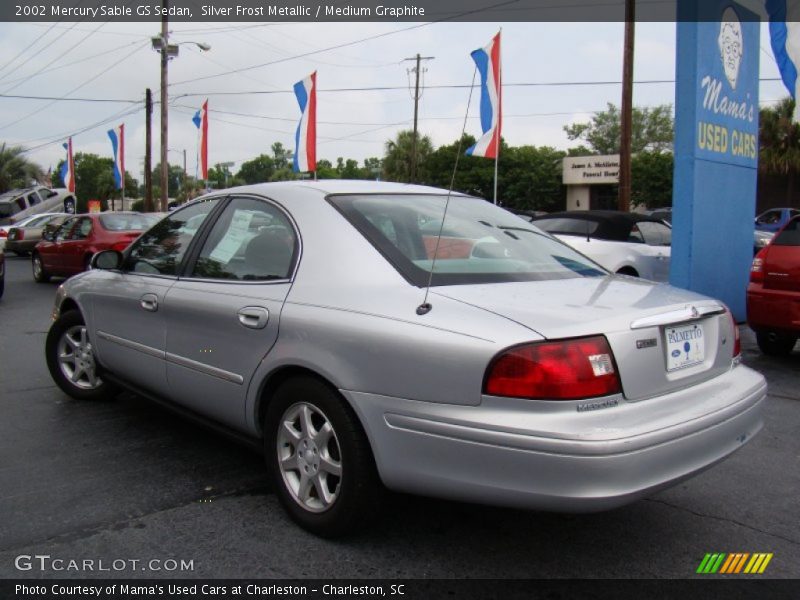 Silver Frost Metallic / Medium Graphite 2002 Mercury Sable GS Sedan