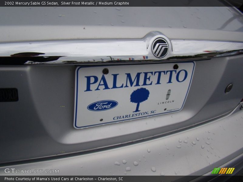 Silver Frost Metallic / Medium Graphite 2002 Mercury Sable GS Sedan