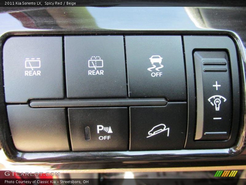 Spicy Red / Beige 2011 Kia Sorento LX