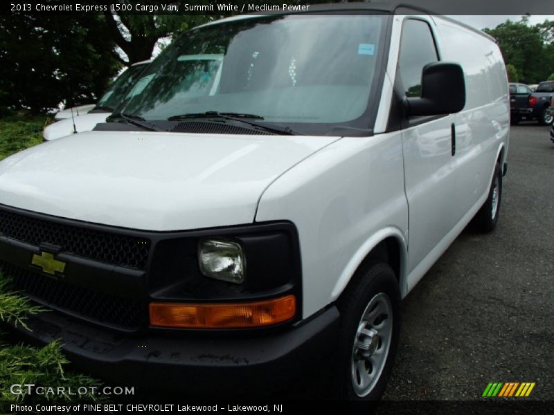 Summit White / Medium Pewter 2013 Chevrolet Express 1500 Cargo Van