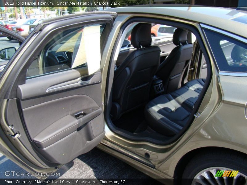 Ginger Ale Metallic / Charcoal Black 2013 Ford Fusion Titanium