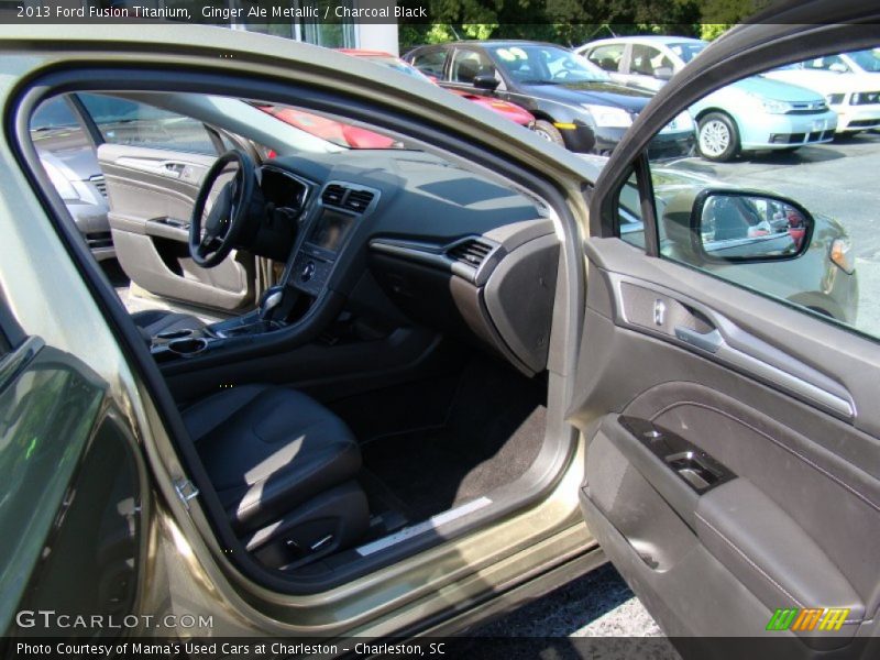 Ginger Ale Metallic / Charcoal Black 2013 Ford Fusion Titanium