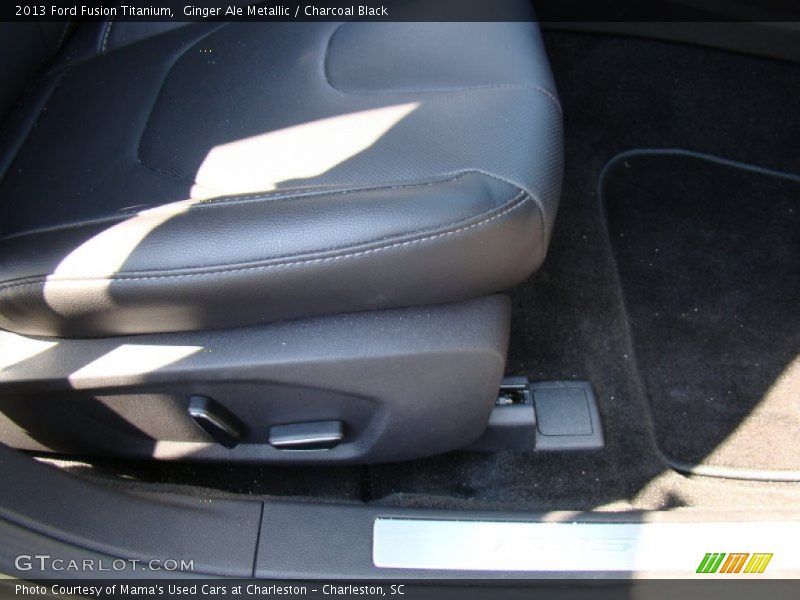 Ginger Ale Metallic / Charcoal Black 2013 Ford Fusion Titanium
