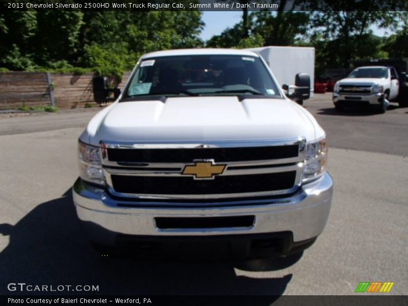 Summit White / Dark Titanium 2013 Chevrolet Silverado 2500HD Work Truck Regular Cab