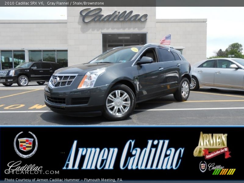 Gray Flannel / Shale/Brownstone 2010 Cadillac SRX V6