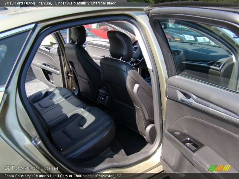 Ginger Ale Metallic / Charcoal Black 2013 Ford Fusion Titanium