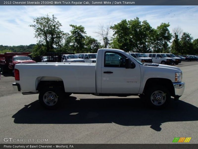Summit White / Dark Titanium 2013 Chevrolet Silverado 2500HD Work Truck Regular Cab