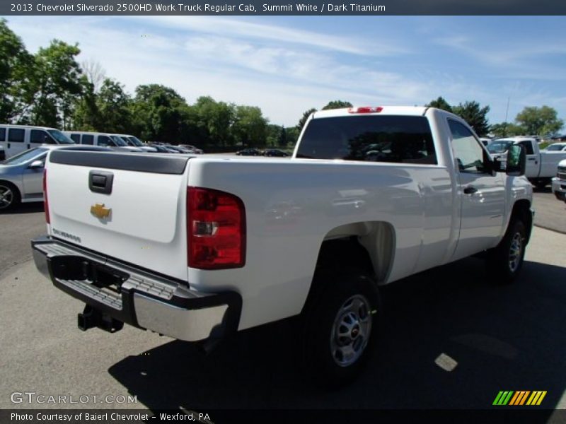 Summit White / Dark Titanium 2013 Chevrolet Silverado 2500HD Work Truck Regular Cab