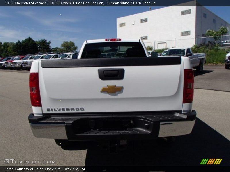 Summit White / Dark Titanium 2013 Chevrolet Silverado 2500HD Work Truck Regular Cab