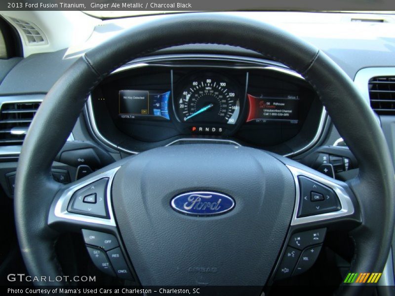 Ginger Ale Metallic / Charcoal Black 2013 Ford Fusion Titanium