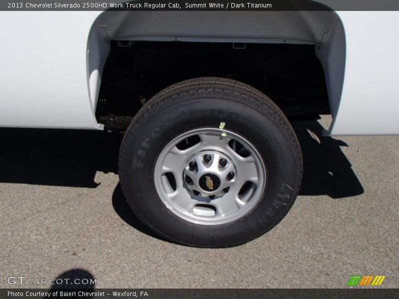 Summit White / Dark Titanium 2013 Chevrolet Silverado 2500HD Work Truck Regular Cab