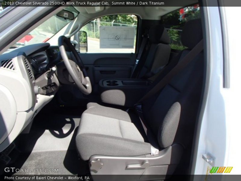 Summit White / Dark Titanium 2013 Chevrolet Silverado 2500HD Work Truck Regular Cab