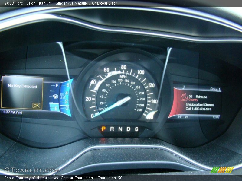 Ginger Ale Metallic / Charcoal Black 2013 Ford Fusion Titanium