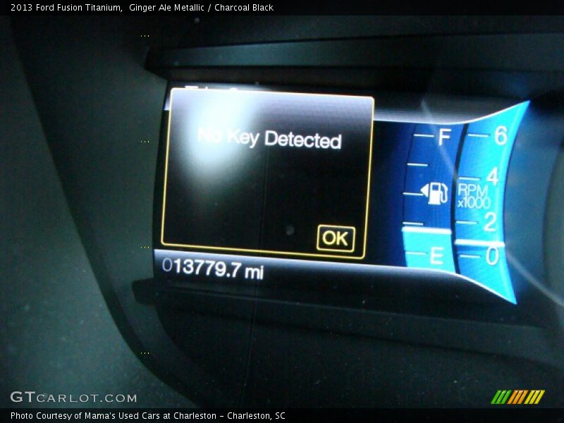 Ginger Ale Metallic / Charcoal Black 2013 Ford Fusion Titanium