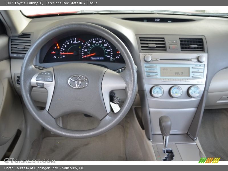 Barcelona Red Metallic / Bisque 2007 Toyota Camry LE