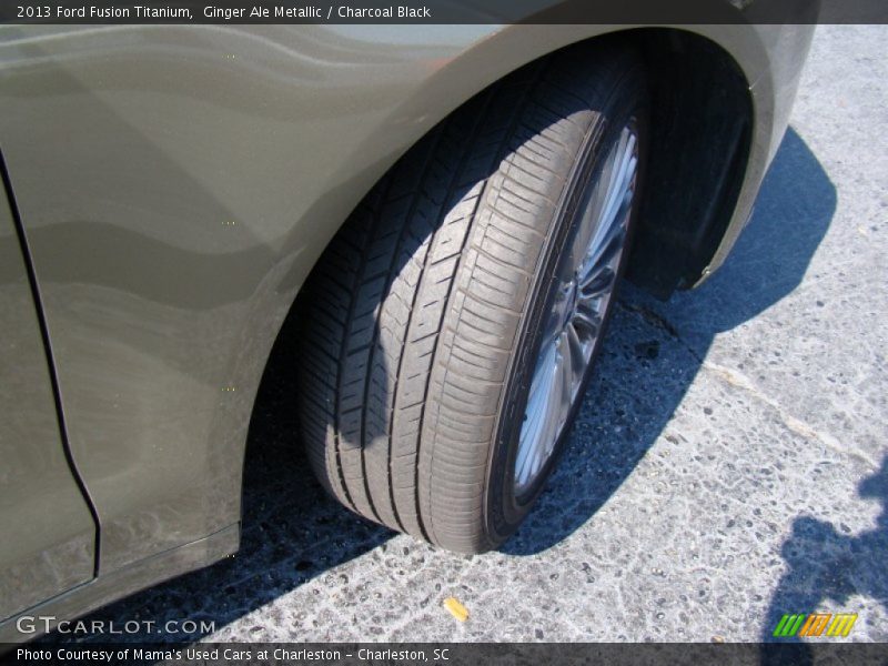 Ginger Ale Metallic / Charcoal Black 2013 Ford Fusion Titanium
