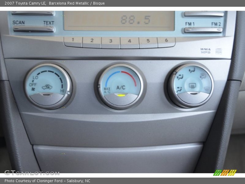 Barcelona Red Metallic / Bisque 2007 Toyota Camry LE