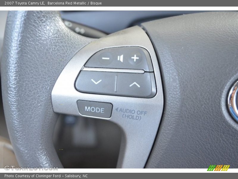 Barcelona Red Metallic / Bisque 2007 Toyota Camry LE