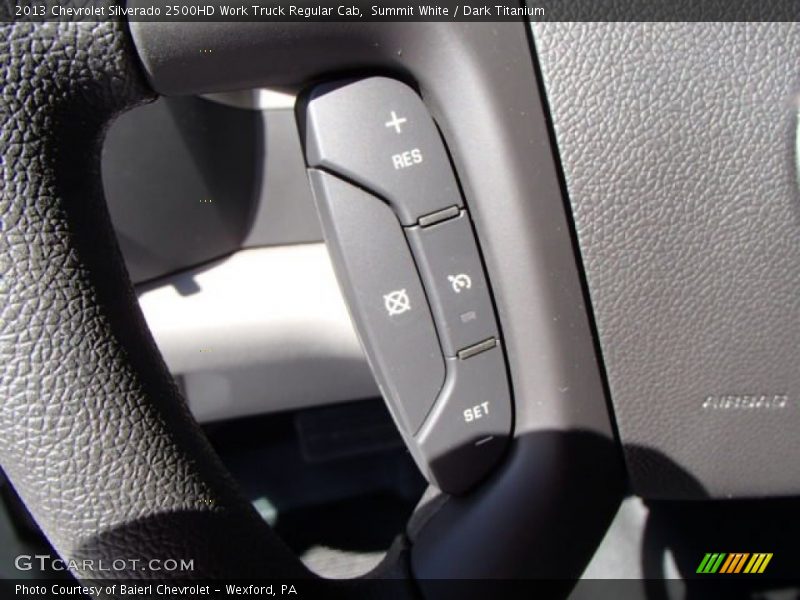 Summit White / Dark Titanium 2013 Chevrolet Silverado 2500HD Work Truck Regular Cab