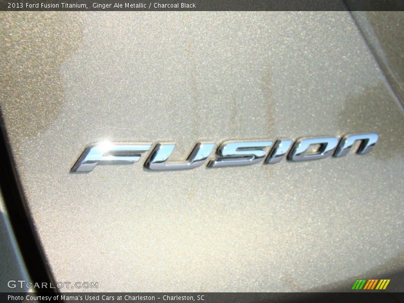 Ginger Ale Metallic / Charcoal Black 2013 Ford Fusion Titanium
