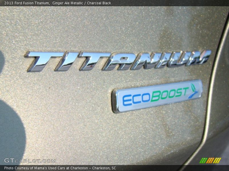 Ginger Ale Metallic / Charcoal Black 2013 Ford Fusion Titanium
