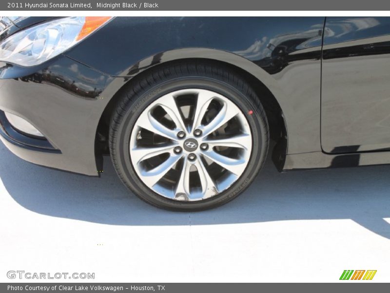 Midnight Black / Black 2011 Hyundai Sonata Limited